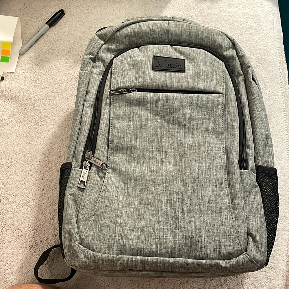 Grey new backpack MATEIN